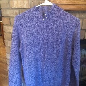 Lavender Karen Scott Sweater great condition size Petite Large cozy for winter